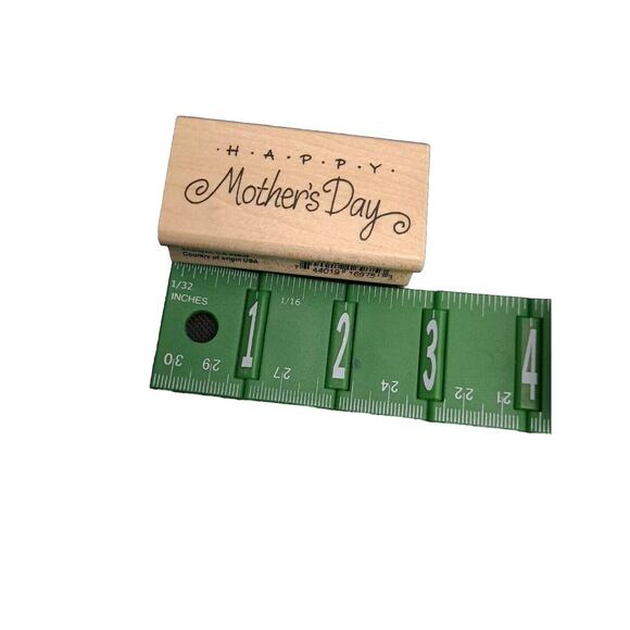 Happy Mothers Day Rubber Stamp Card Scrapbook Supplies Stampendous - Picture 1 of 5